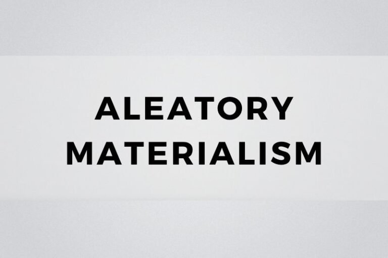 Aleatory Materialism